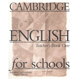 English for schools Teacher´s Book One