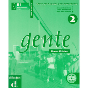 Gente 2 Libro de Trabajo + CD B1 Nueva Edición Curso de Espaňol para Extranjeros