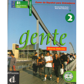 Gente 2 Libro del Alumno + CD B1 Nueva Edición Curso de Espaňol para Extranjeros