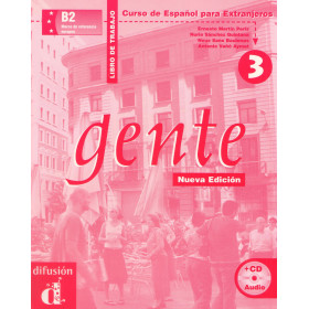 Gente 3 Libro de Trabajo + CD B2 Nueva Edición Curso de Espaňol para Extranjeros