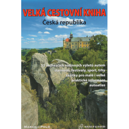 Velká cestovní kniha České republiky + pohledy